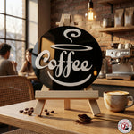 Coffee Theme Desk Decor | Modern Coffee Table Showpiece