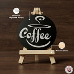 Coffee Theme Desk Decor | Modern Coffee Table Showpiece