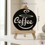 Coffee Theme Desk Decor | Modern Coffee Table Showpiece