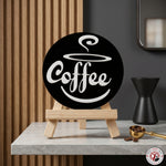Coffee Theme Desk Decor | Modern Coffee Table Showpiece
