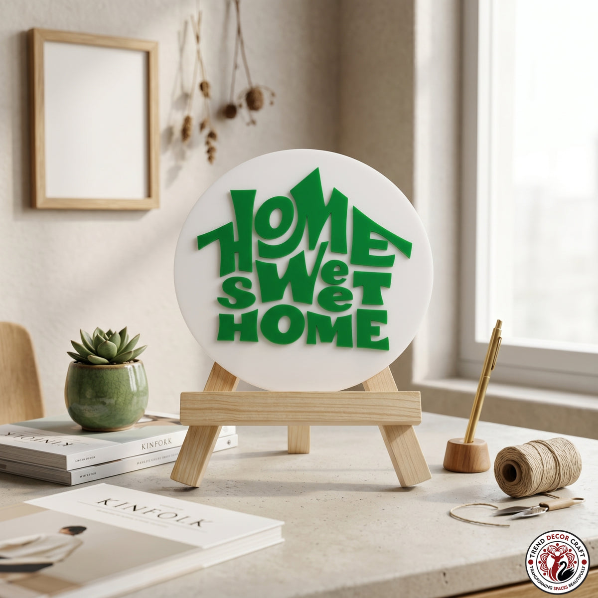 Home Sweet Home Desk Decor